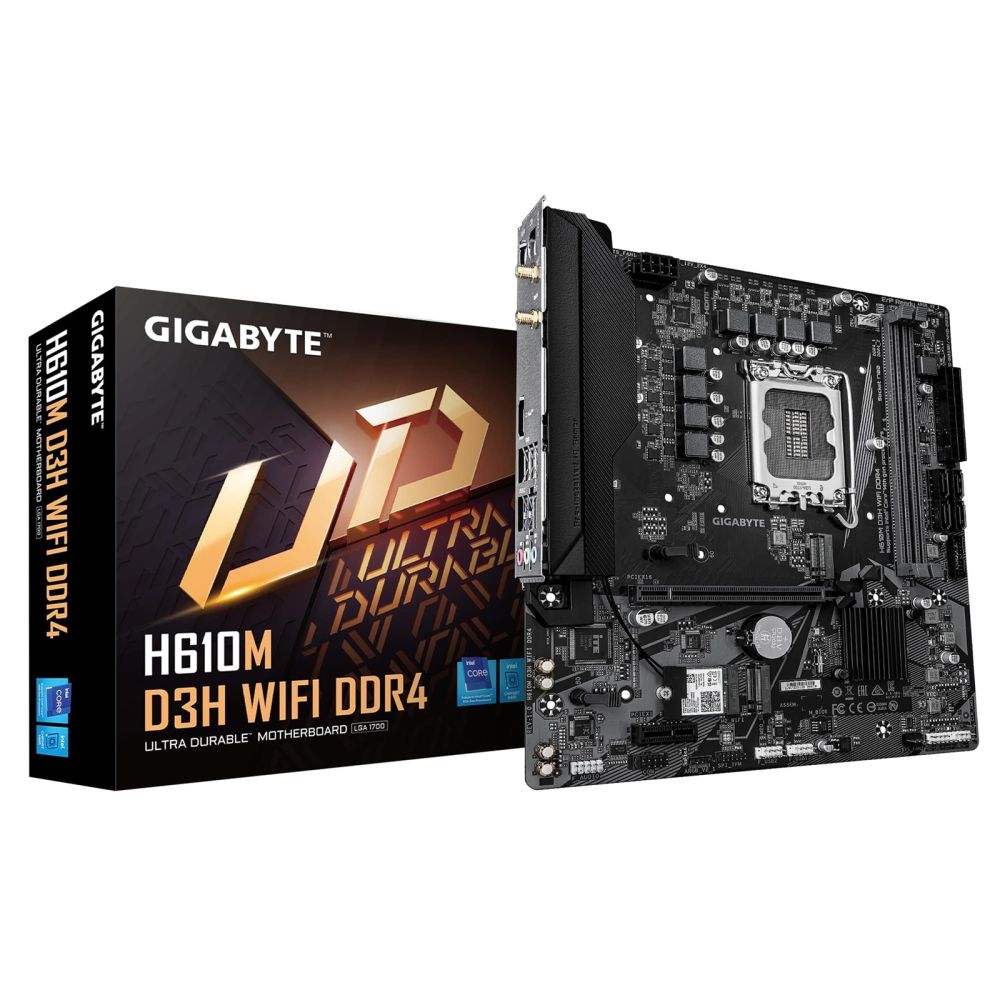 Gigabyte H610M D3H WIFI Micro-ATX Motherboard