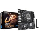 Gigabyte H610M D3W WIFI6 Motherboard, DDR5, M.2, WiFi 6