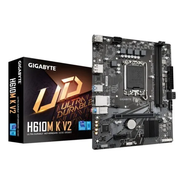 GIGABYTE H610M K V2 Motherboard with DDR5 Support