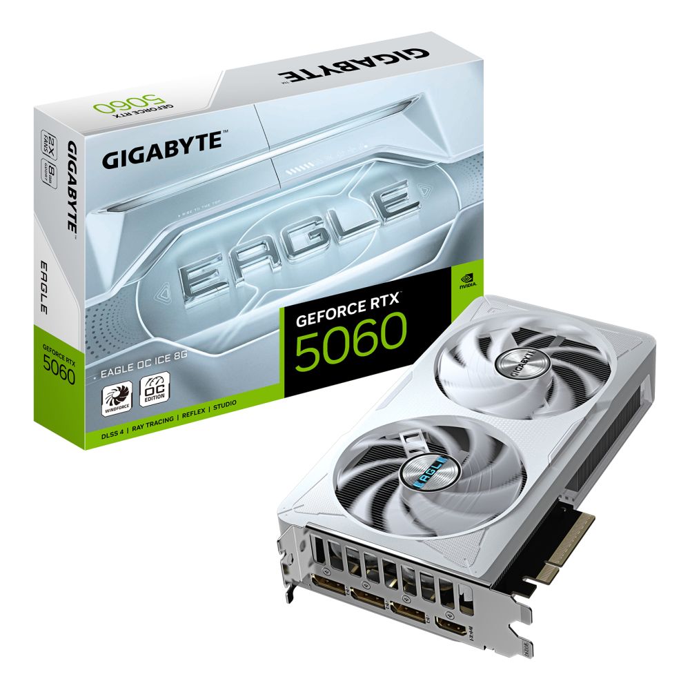 GIGABYTE RTX 5060 EAGLE OC ICE 8GB Graphics Card