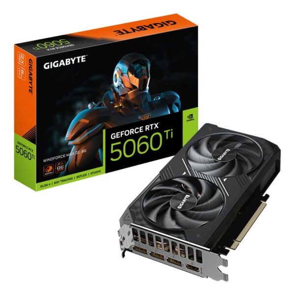 GIGABYTE RTX 5060 Ti 8GB WINDFORCE MAX OC Graphics Card