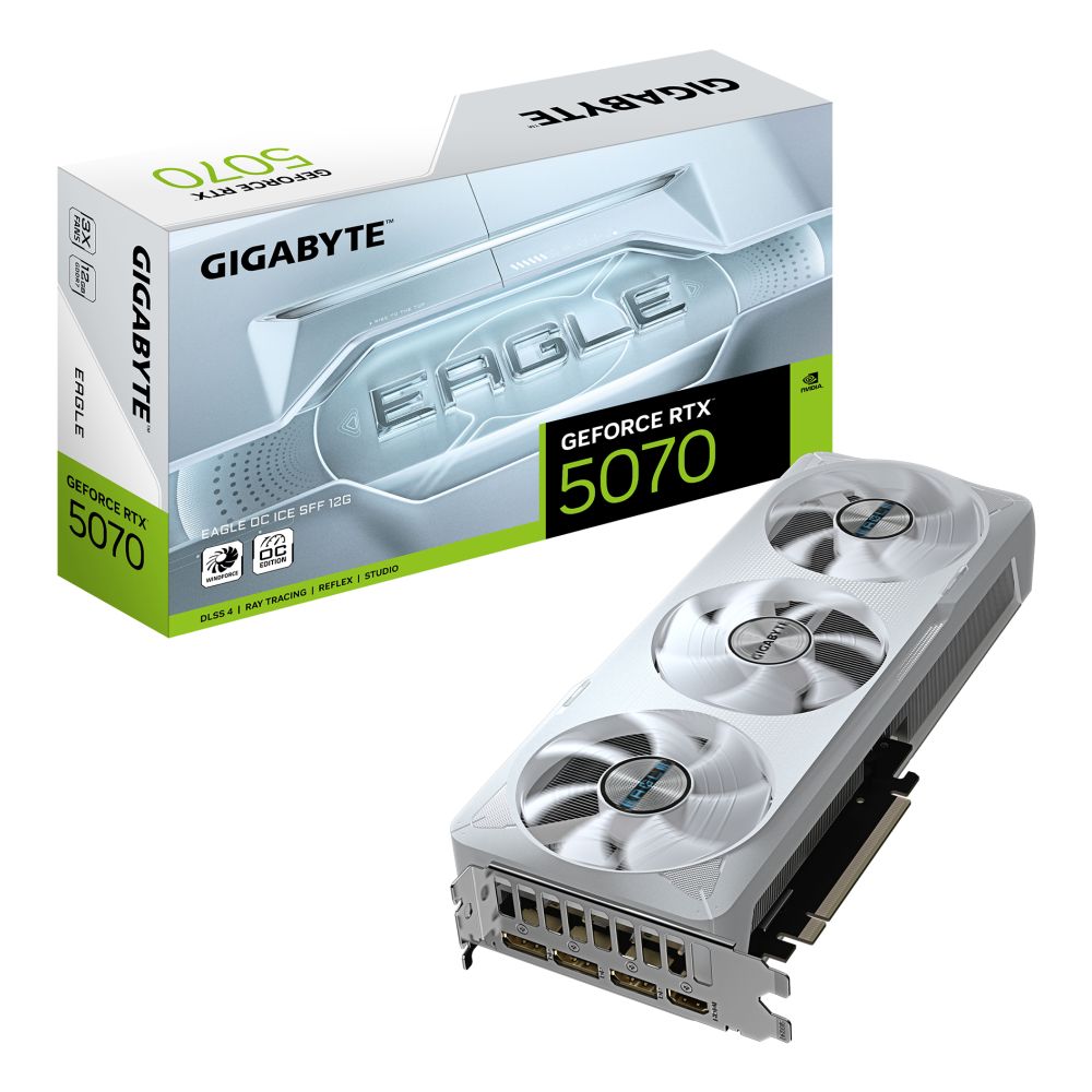 GIGABYTE RTX 5070 EAGLE OC ICE SFF 12G Graphics Card