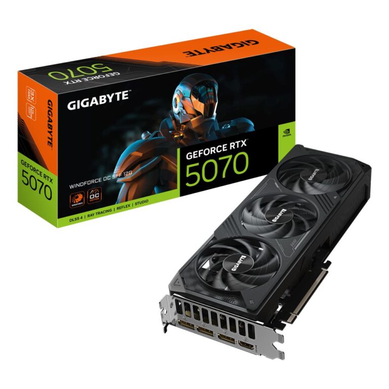 GIGABYTE RTX 5070 WINDFORCE OC 12G Graphics Card