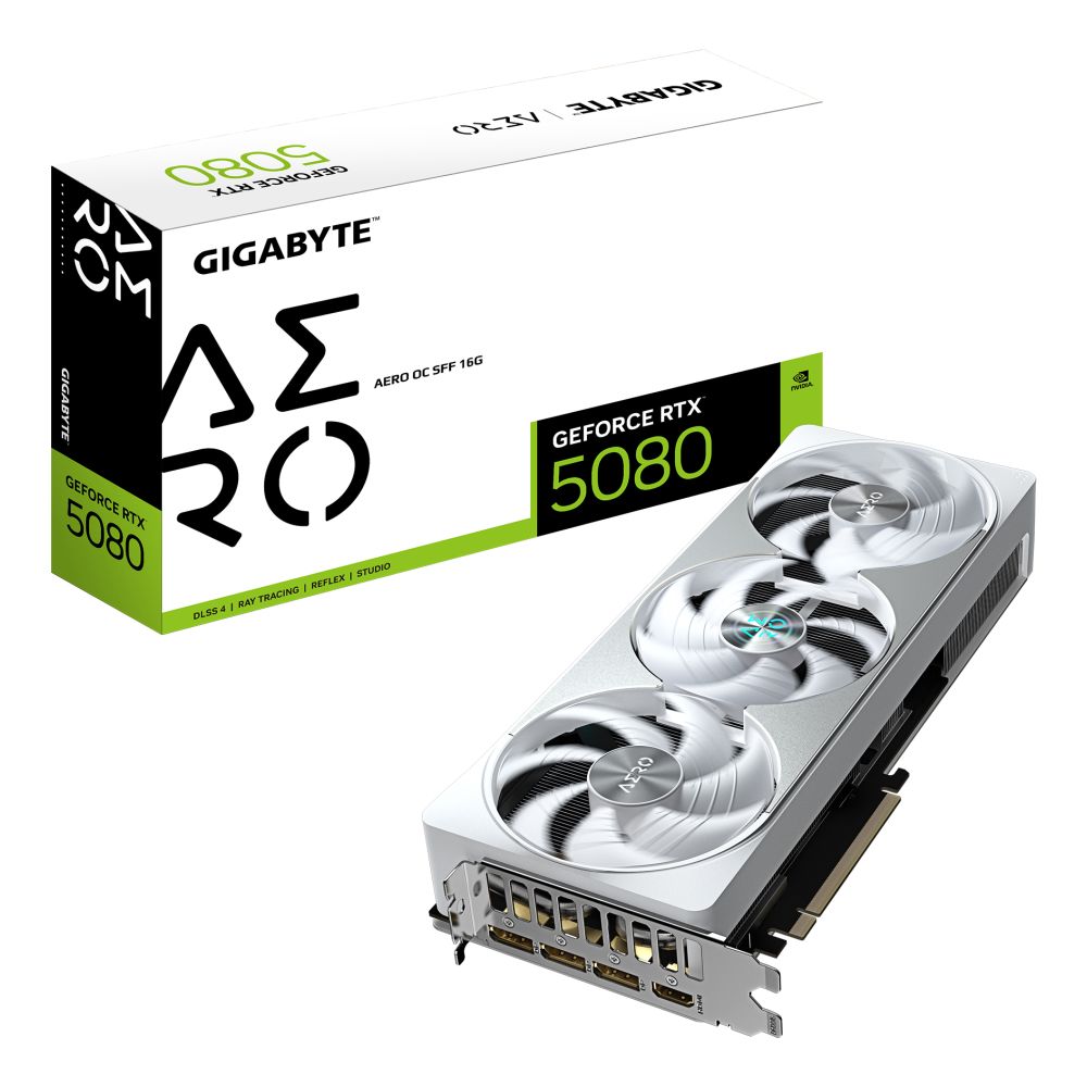 GIGABYTE RTX 5080 AERO OC SFF 16GB Graphics Card