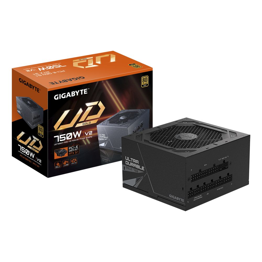 GIGABYTE UD750GM PG5 V2 PSU - PCIe Gen 5.1, 80 PLUS Gold