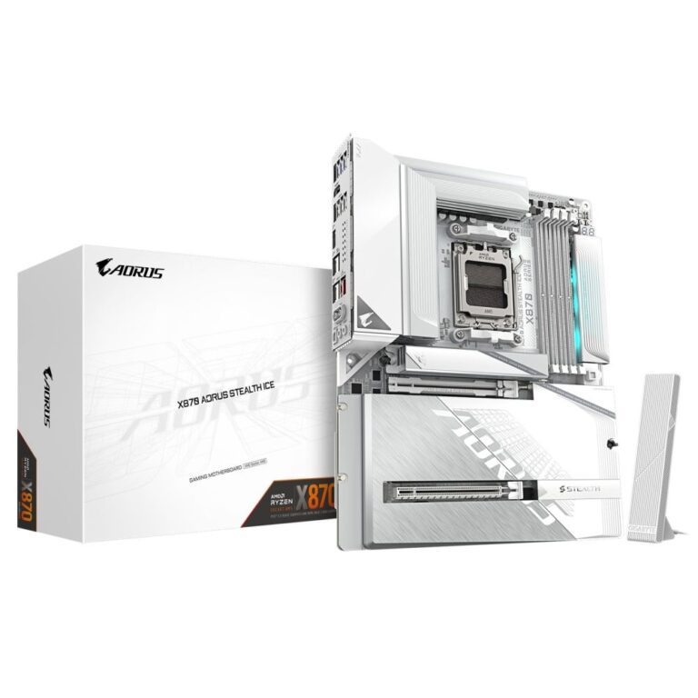 Gigabyte X870 AORUS STEALTH ICE Motherboard