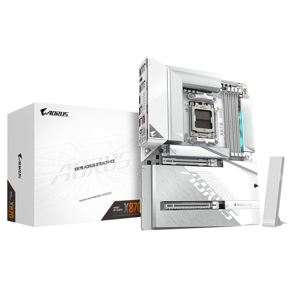 Gigabyte X870 AORUS STEALTH ICE Motherboard
