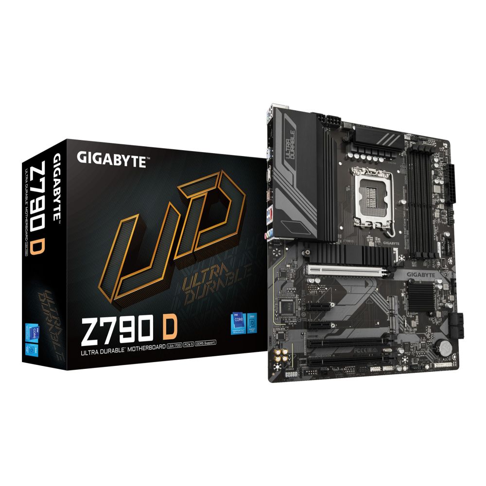 GIGABYTE Z790 D Motherboard - Intel 14th Gen, DDR5, PCIe 4.0 M.2