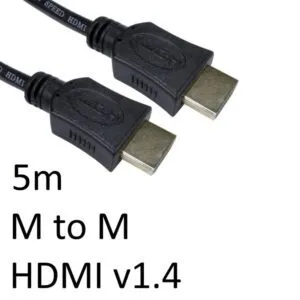 HDMI 1.4 5m Black Display Cable