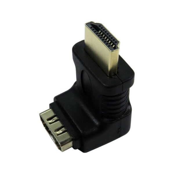 HDMI Right Angled Male to Female Adapter