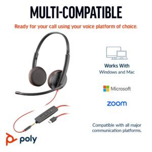 HP Poly Blackwire 3225 USB-C Headset