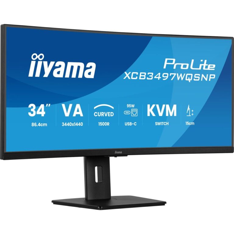 iiyama ProLite 34" UltraWide Quad HD Monitor