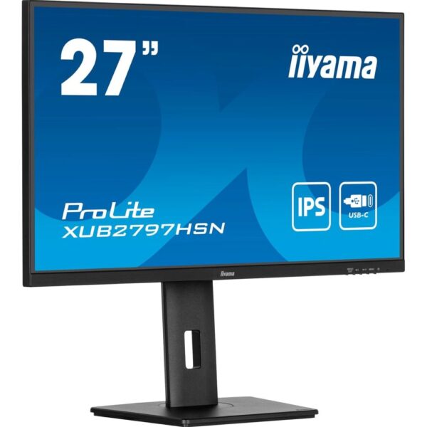 iiyama ProLite XUB2797HSN-B2 27" IPS Monitor, USB-C, 100Hz