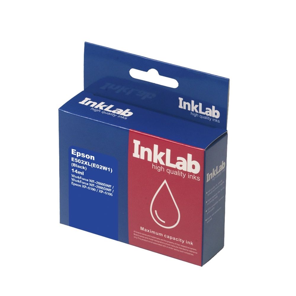 InkLab 502XL Epson Black Ink