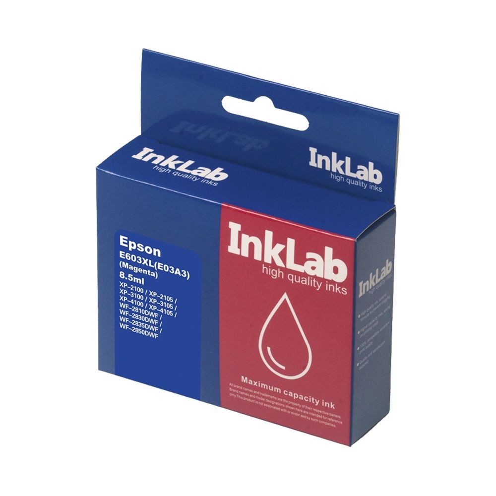 InkLab 603XL Magenta Replacement Ink