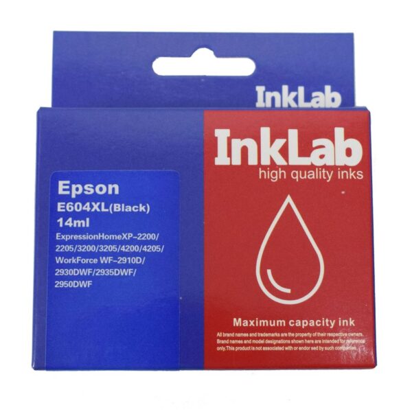 InkLab 604 Black Ink Replacement