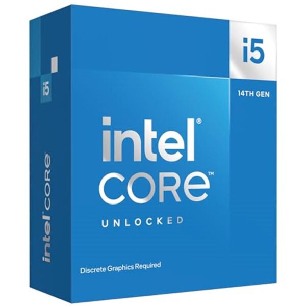 Intel Core i5-14600KF 14-Core Processor, 2. 5GHz-5. 3GHz Turbo, LGA 1700, 20MB Cache
