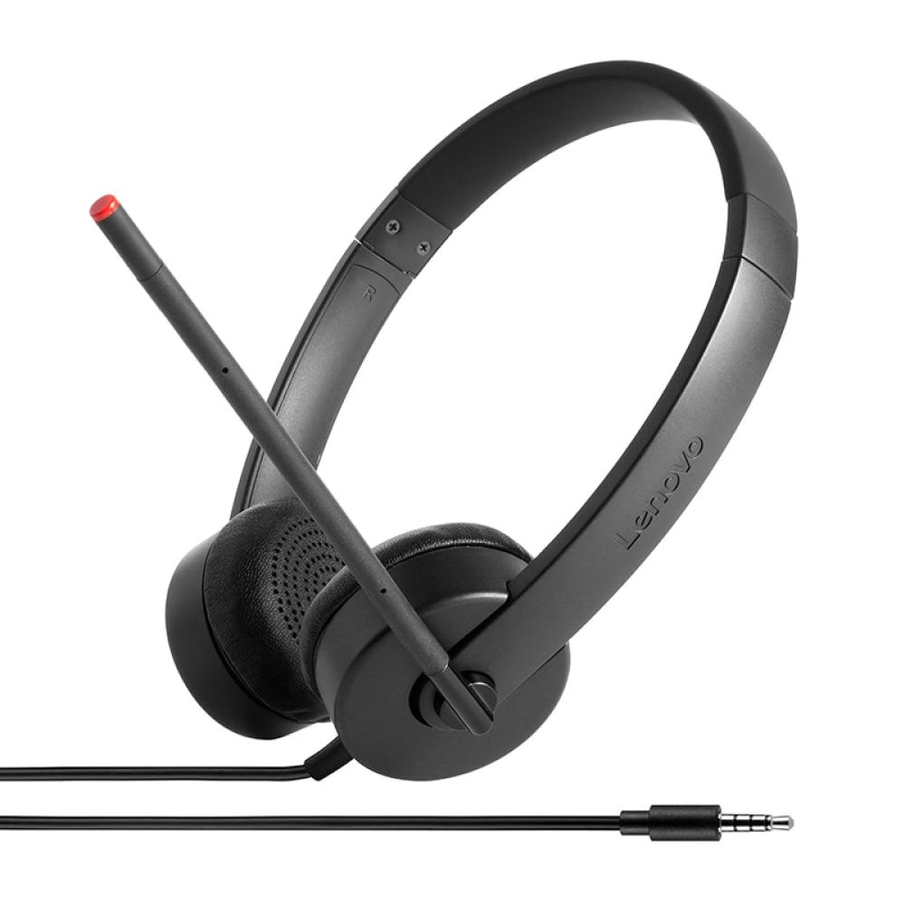 Lenovo Wired Stereo Headset Black