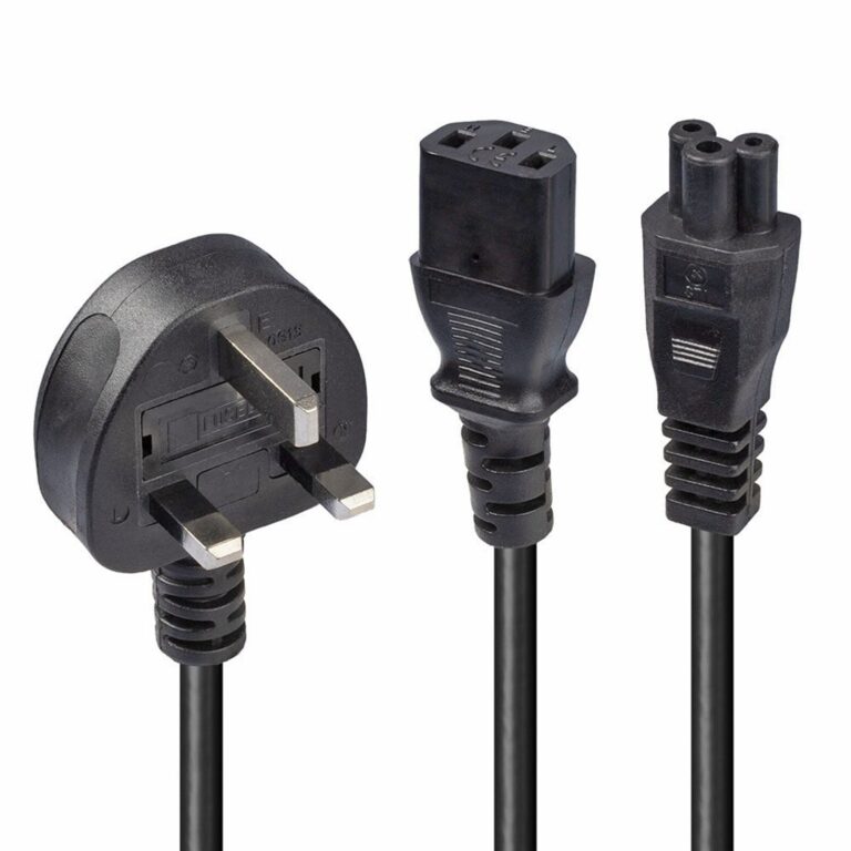 Lindy 2.5m UK Plug to IEC Splitter Cable