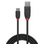 Lindy USB 3.2 Type A to C Cable, 0.5m, Black