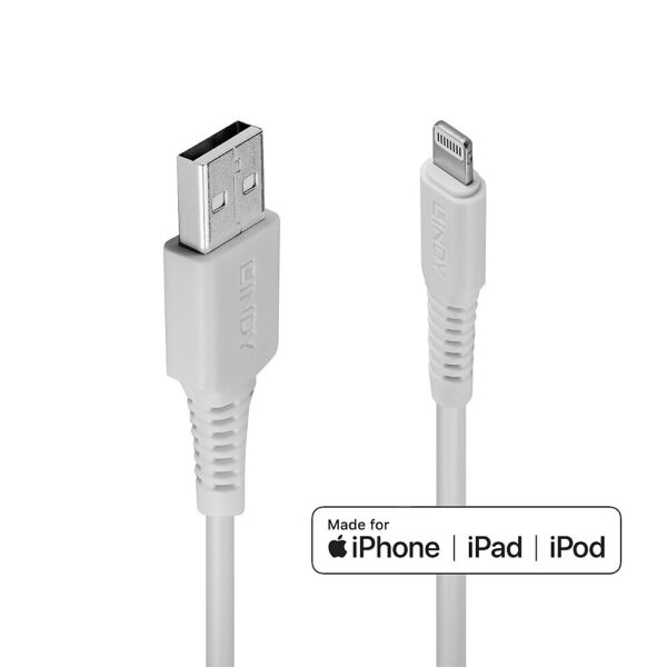 Lindy USB to Lightning Cable, White