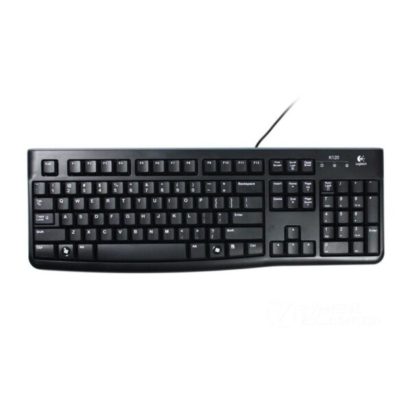 Logitech K120 USB Wired Keyboard Black