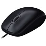 Logitech M90 Wired USB Mouse, Black