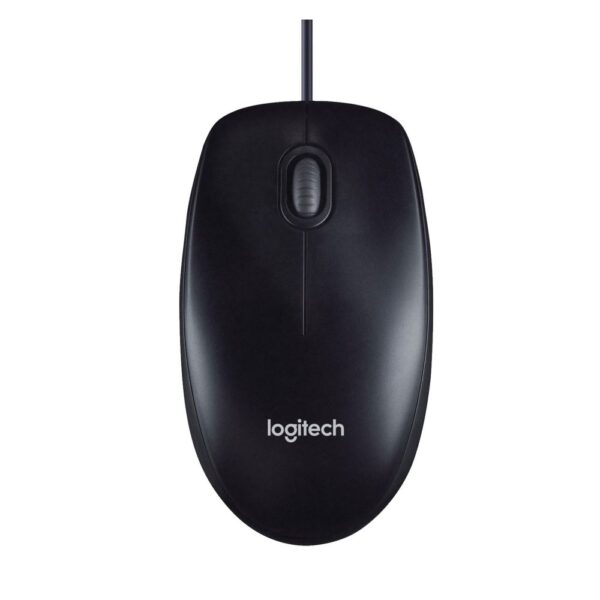 Logitech M90 Wired USB Mouse, Black