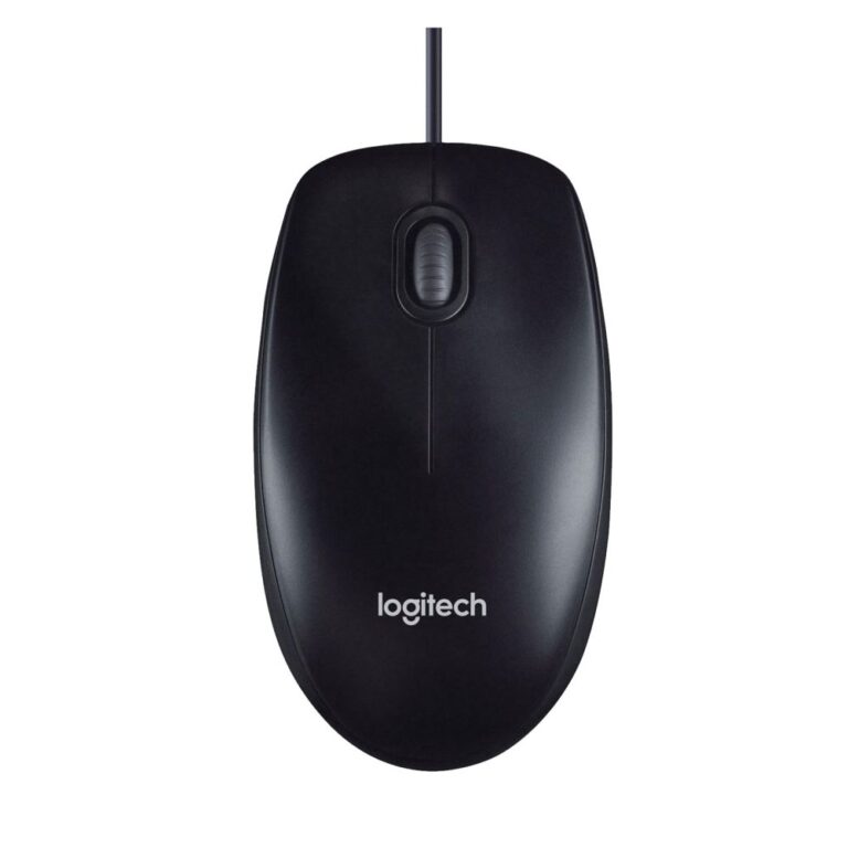 Logitech M90 Wired USB Mouse, Black