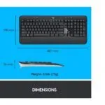 Logitech MK540 Advanced Wireless Keyboard & Mouse Combo