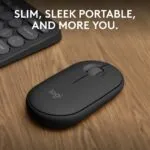 Logitech Pebble Mouse 2 M350s Bluetooth Mouse - Tonal Graphite