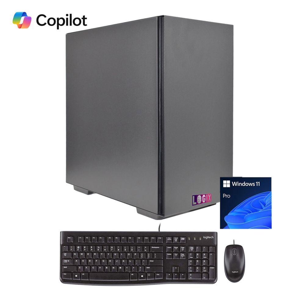 LOGIX Intel Core i3 14th Gen Desktop PC with Windows 11 Pro