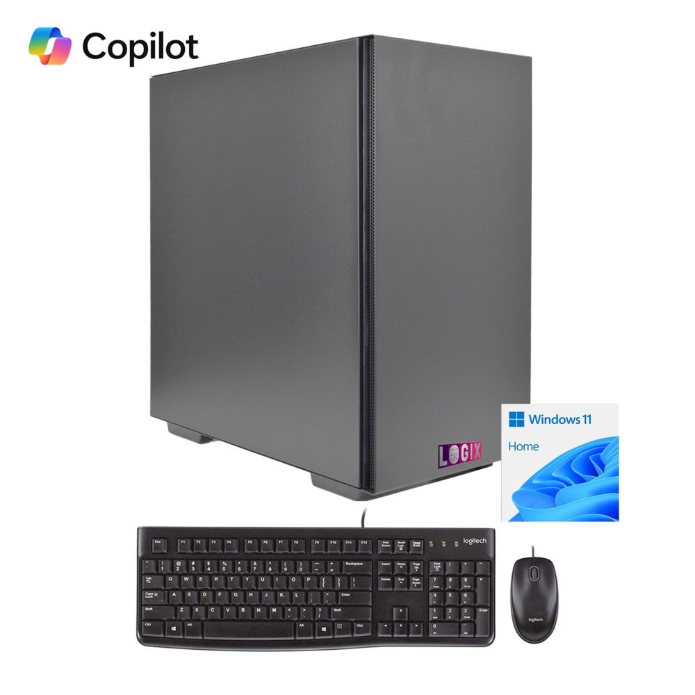 LOGIX Intel Core i3 14th Gen Desktop PC with Windows 11