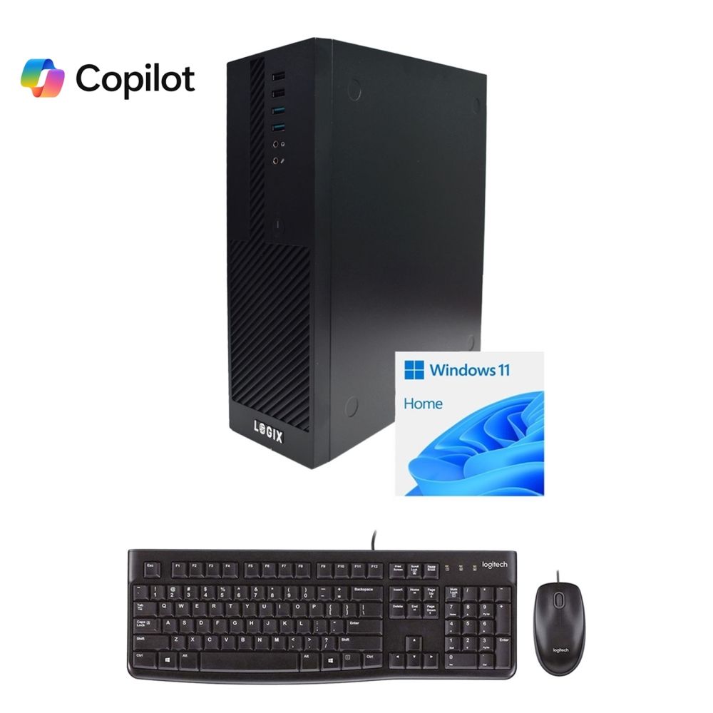 LOGIX Intel i7 SFF PC with 16GB RAM, 1TB SSD, Windows 11