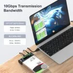 MAIWO K10635N Dual Bay USB-C Hard Drive Enclosure