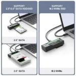 MAIWO K10635N Dual Bay USB-C Hard Drive Enclosure