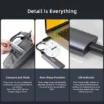 MAIWO NVME SATA SSD Enclosure Adapter