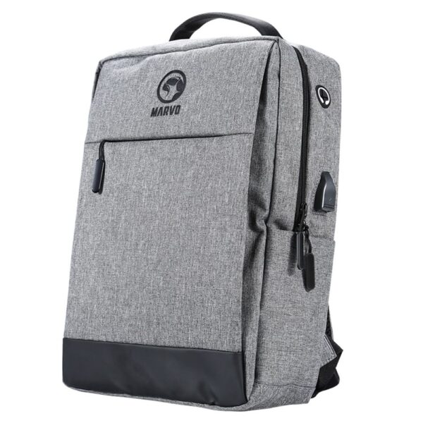 Marvo BA-03 Casual Backpack Grey Fabric