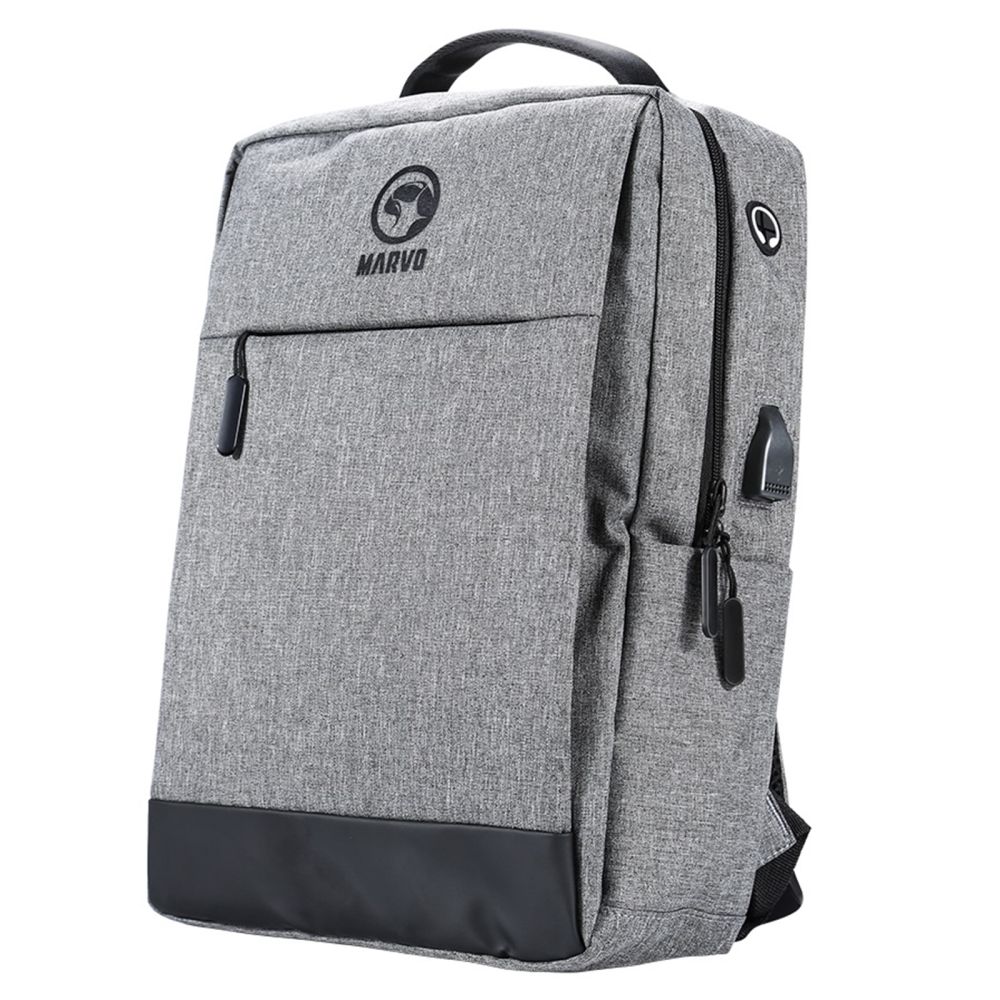 Marvo BA-03 Casual Backpack Grey Fabric