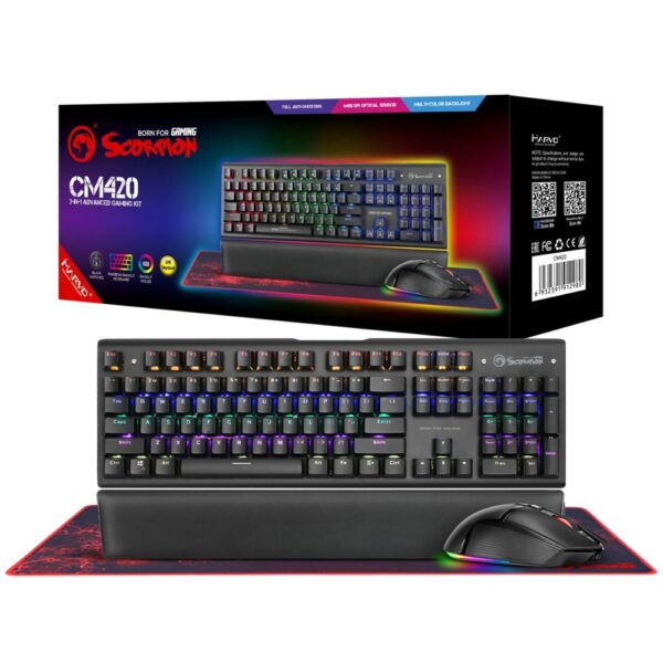 Marvo CM420-UK Gaming Keyboard and Mouse