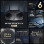 Mercusys AX3000 Dual-Band Wi-Fi 6 Router