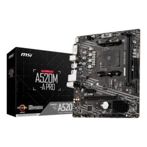 MSI A520M-A PRO AMD AM4 micro ATX motherboard