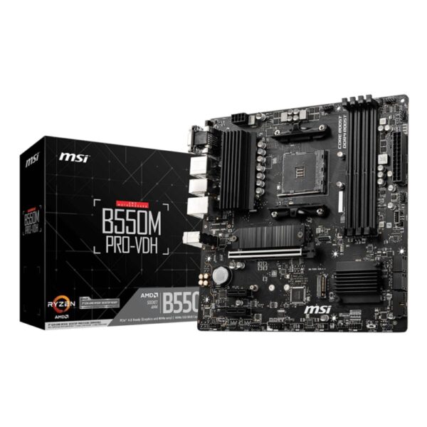 MSI B550M PRO-VDH Micro ATX Motherboard