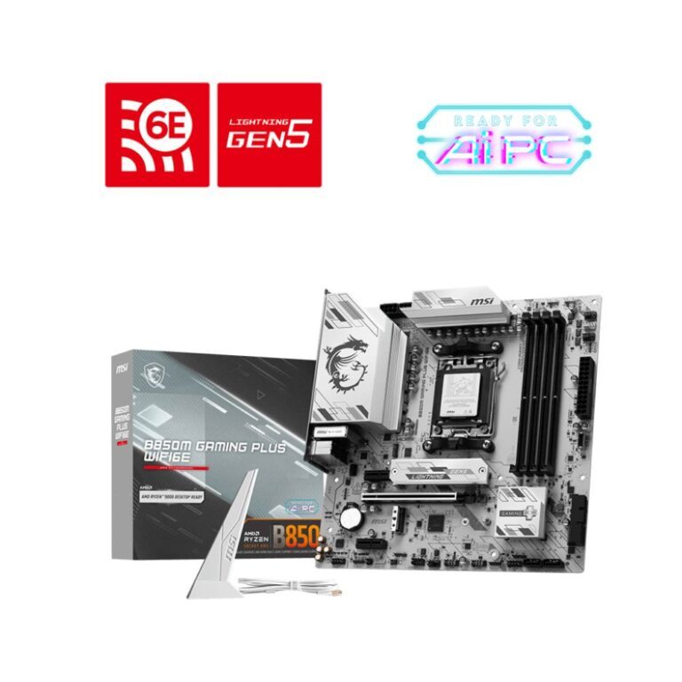 MSI B850M GAMING PLUS WIFI6E Motherboard