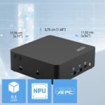MSI Cubi NUC AI 1UMG Intel Core Ultra 5 125H Barebone Mini Computer