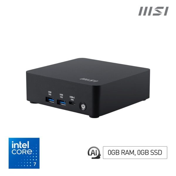 MSI Cubi NUC AI 1UMG Intel Core Ultra 7 155H Barebone Mini PC