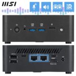 MSI Cubi NUC AI+ 2MG, Intel Core Ultra 9, 32GB RAM, 1TB Storage, Windows 11 PRO