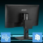 MSI Cubi Z AI Desktop PC with Ryzen 7 8845HS, 16GB RAM, 1TB Storage, Windows 11 PRO