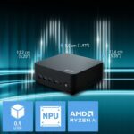 MSI Cubi Z AMD Ryzen 5 8645HS Mini PC (16GB RAM, 512GB Storage, Windows 11 PRO)