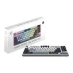 MSI FORGE GK600 TKL Wireless Keyboard, White, RGB, Mechanical Switches